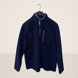 G.H. Bass & Co. Blue Quarter Zip Fleece